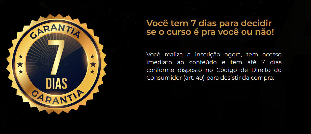 garantia de 7 dias